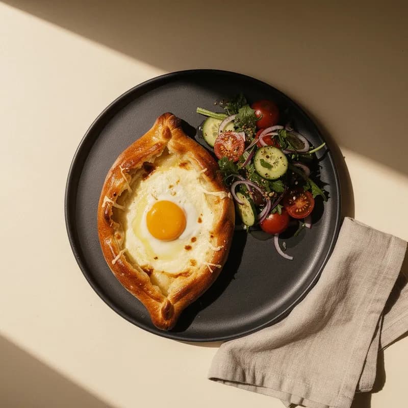 Georgian Cheese Khachapuri