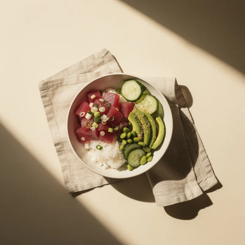 Ahi Tuna Poke Bowl
