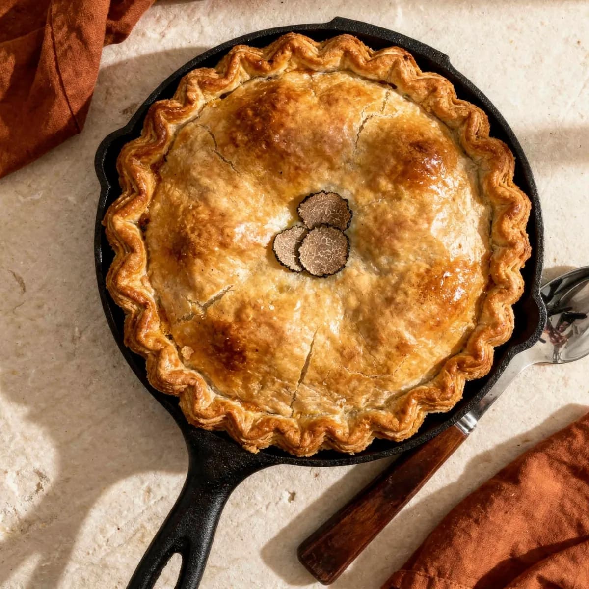 Black Truffle Chicken Pot Pie