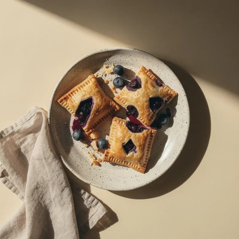 Handmade Blueberry Pop Tarts