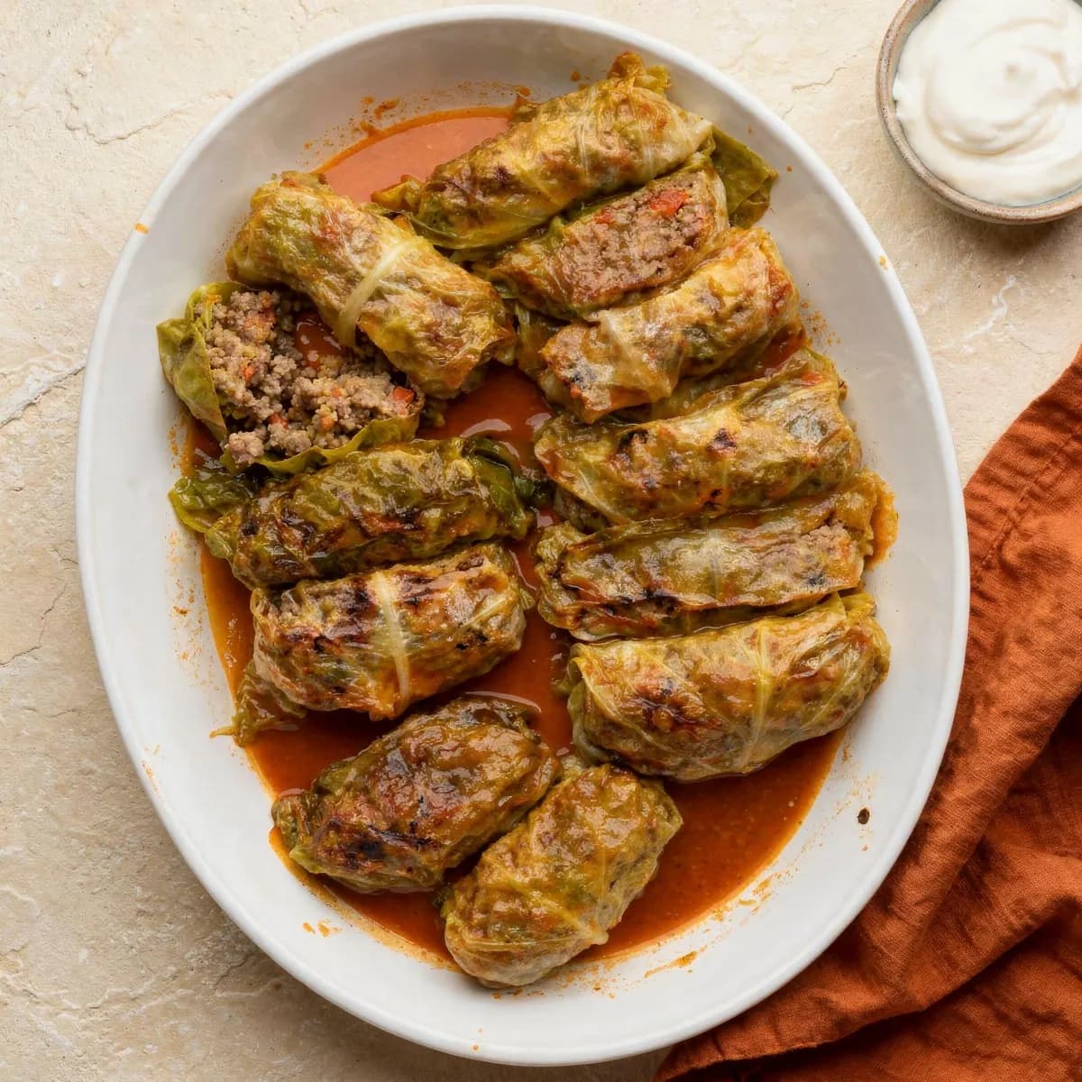 Savory Stuffed Cabbage Rolls