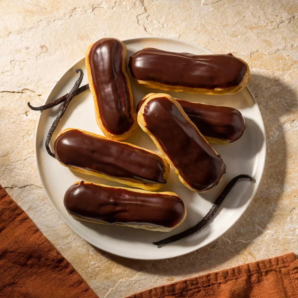 French Chocolate Éclairs