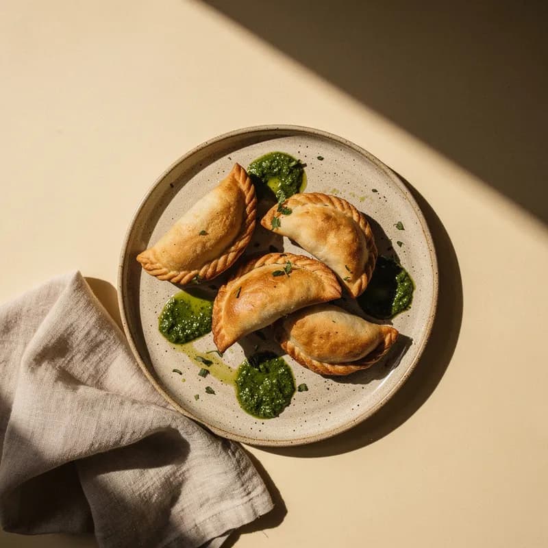 Empanadas with Chimichurri