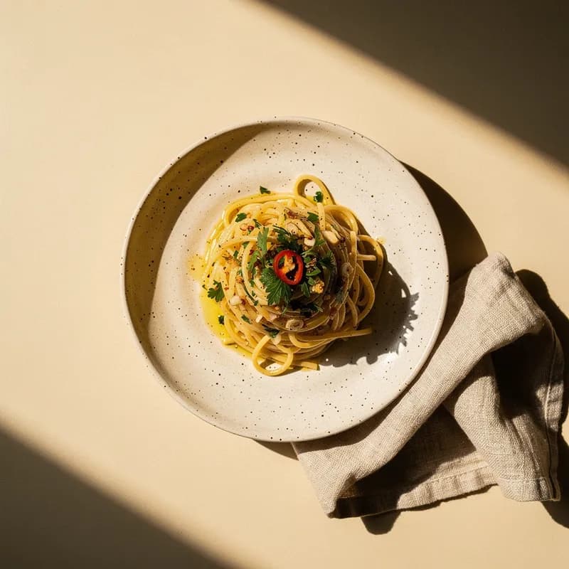 Fresh Pasta Aglio e Olio