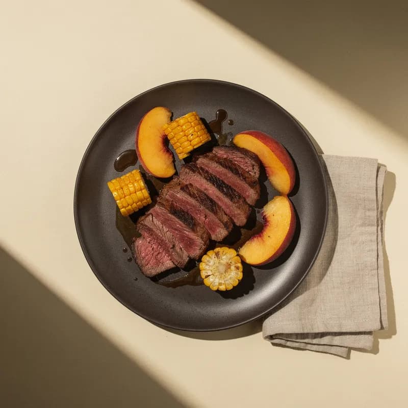 Charred Bavette Steak & Sweet Corn