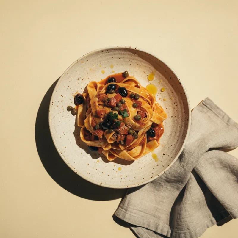 Pappardelle alla Puttanesca