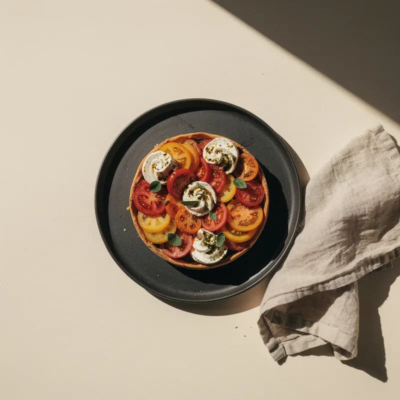 Heirloom Tomato & Goat Cheese Tart