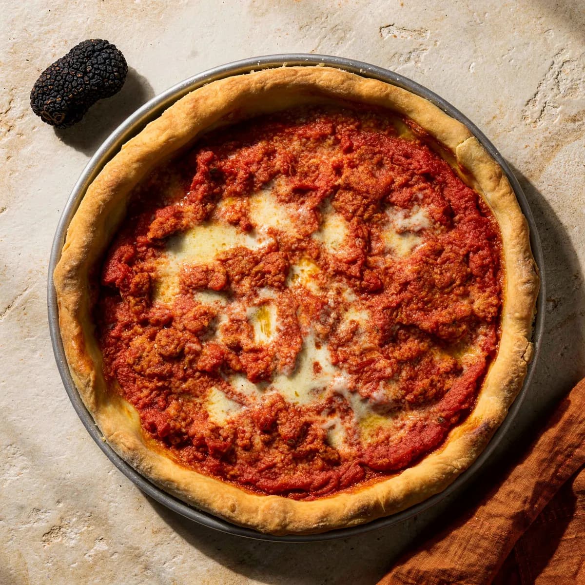 Nonna’s Truffle Deep Dish Pizza