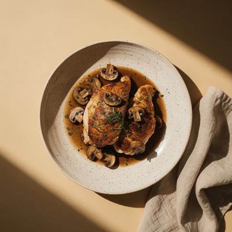 Pan-Seared Truffle Marsala