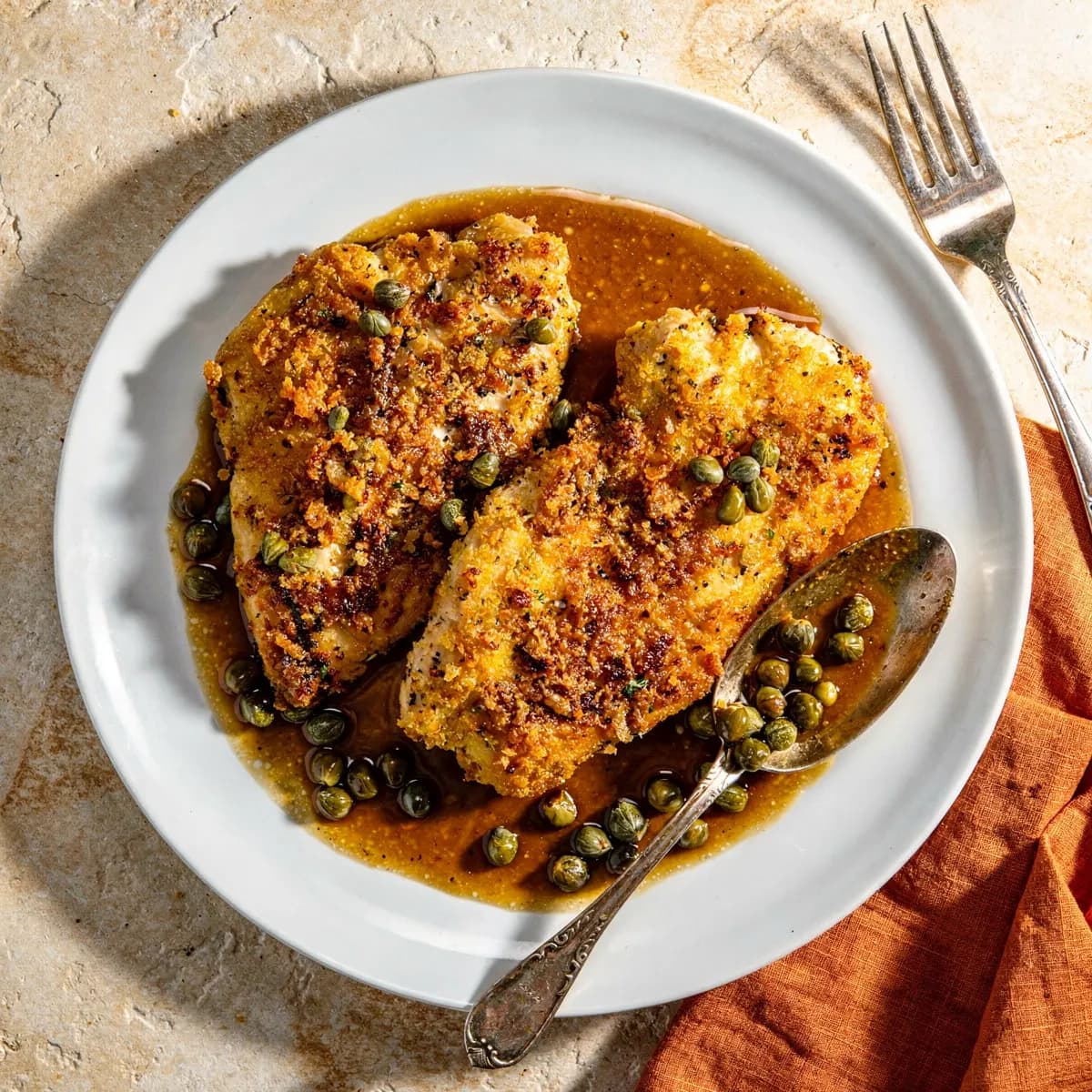 Pan-Seared Truffle Chicken Piccata
