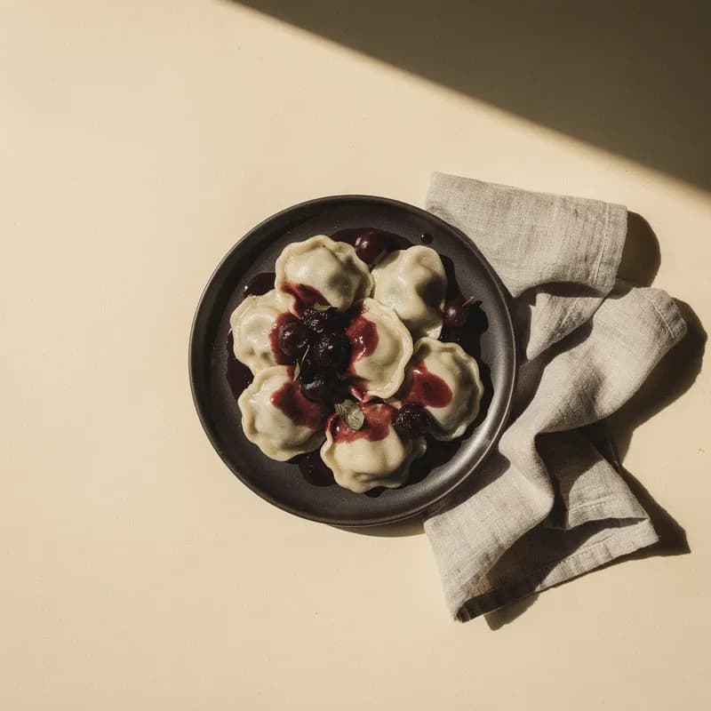 Handmade Dark Cherry Varenyky
