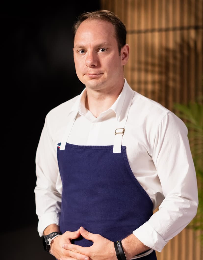 Jason at the stove